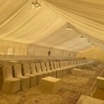 Tent white for 40 persons