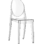 Ghost Armless Chair  rental