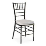 Black chivari chair rental