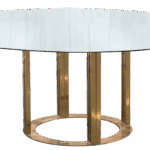 GOLD CIRCLE BASE - TOP MIRROR