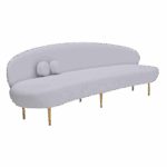 CURVE BACK 3 SEATER SOFA